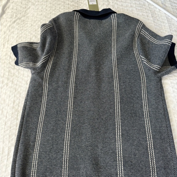 Goodfellow & Co Black and White Striped Shirt - Picture 2 of 3